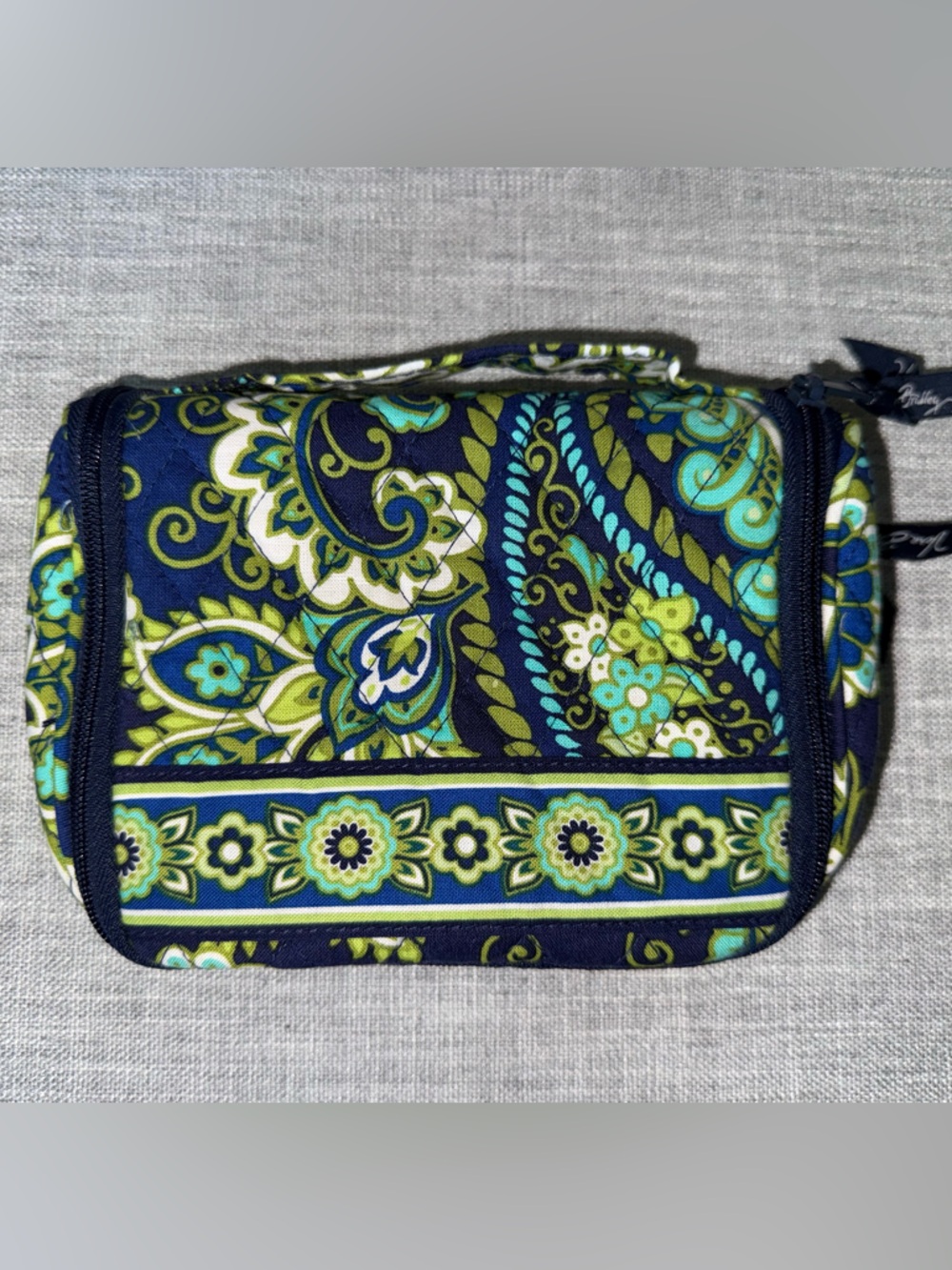 Vera Bradley Mini Hanging Toiletry Bag Floral Travel Case - EUC
